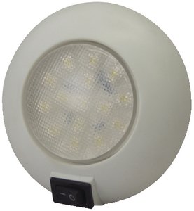 Cook Mfg - LED Surface Mount Dome Light With Switch 4" - LED51829DP