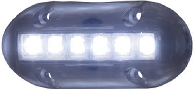 Cook Mfg - High Intensity LED Underwater Lights, 6 White LEDs - LED51866DP