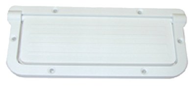Cook Mfg - Large Rectangular Scupper Fits 2 x 5-1/2" Hole, White - LRS2DP