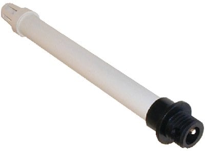 Cook Mfg - Screw In Overflow Drain Tube Fits 1-1/8" Threaded Drain With Top Screen Glued, 12" L - ODT112GSTW