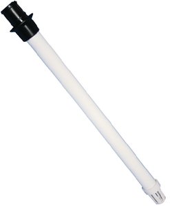 Cook Mfg - Push In Overflow Drain Tube Straight Fits All T-H 1-1/2" Thru Hulls, 18" L With Screen - ODT2DP