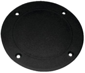 Cook Mfg - Screw Down Deck Plate 5-5/8" OD, Black - SDP1DP