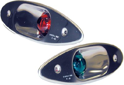 Cook Mfg - Shark Eye Nav Lights 1NM (Pair) - SEL1DP