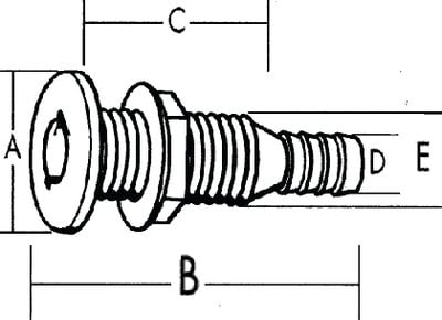 Cook Mfg - Thru Hull 5/8" - TH652DP