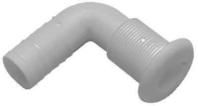 Cook Mfg - 90 Degree Thru-Hull Fitting For Hose - TH7592DP