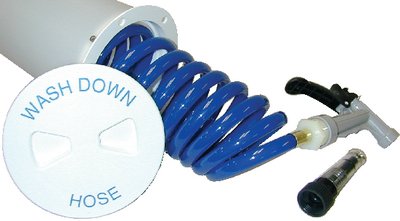 Cook Mfg - Wash Down Station & Hose - 15' x 1/2" ID - Blue - WDSB2BDP