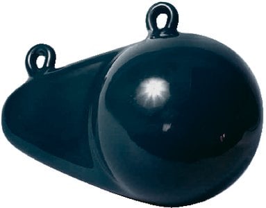 Greenfield Products - PVC Coated Cannonball Style Downrigger Weight, Black - 206B