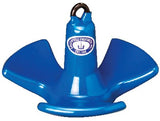 Greenfield Products - Tri-Fluke River Anchor PVC Coated - 16 lb. - Blue - 516R