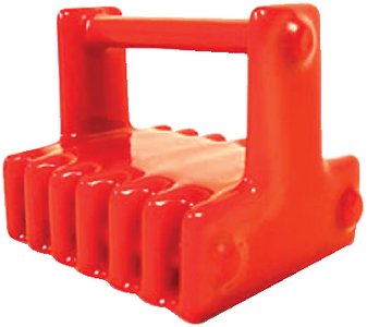 Greenfield Products - Marine Retrieval Magnet 200 lb. Rating PVC Coated - Red - 7RD
