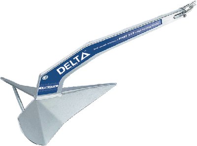 Lewmar - Delta Fast-Set Anchor - 9 Lbs. - 0057404