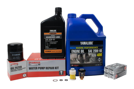 Yamaha F115 300 Hour Service Maintenance Kit - Yamalube 20W-40 - 2000-2001