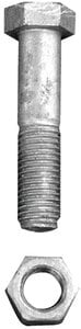 Tiedown Engineering - Dock Hardware - Galvanized Hex Head Bolt Set 3/4" x 3-1/2" (8 Per Bag) - 24279