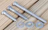 Tiedown Engineering - Dock Hardware - Hot Dipped Galvanized Lag Bolt Set (8 Per Bag) - 24289