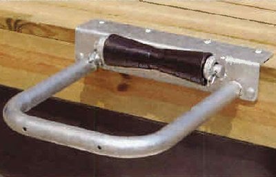 Tiedown Engineering - Dock Hardware - 14" Steel Hoop Roller Pile Holder, Commercial Grade - 26423