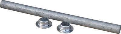 Tiedown Engineering - Galvanized Roller Shaft w/Pal Nuts - 86184