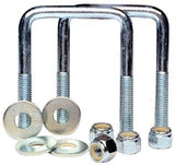 Tiedown Engineering - Zinc Plated Square U-Bolt Kit - 86204