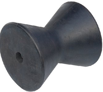 Tiedown Engineering - 4" Hull Sav'r Black Rubber Roller - 86488