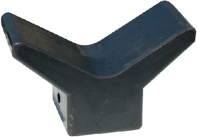 Tiedown Engineering - Hull Sav'r 2" Black Rubber V Bow Stop - 86489