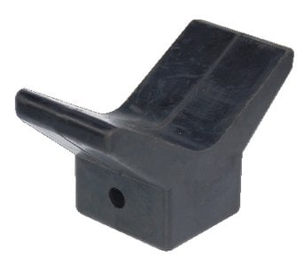 Tiedown Engineering - Hull Sav'r 4" Black Rubber V Bow Stop - 86491