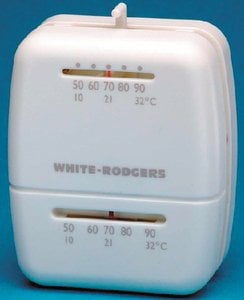 White Rogers - UNIV. HEATING THERMOSTAT WHITE,UNIVERSAL MECHANICAL THERMOSTAT - M30