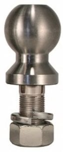 Trimax Locks - 2" Stainless Steel Tow Ball - TBSX2