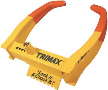 Trimax Locks - WHEEL CHOCK LOCK,DELUXE UNIVERSAL WHEEL CHOCK LOCK - TCL75