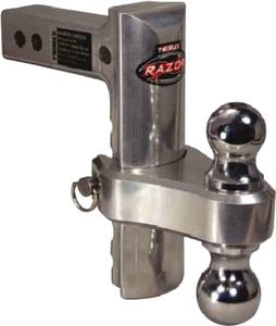 Trimax Locks - 4IN ADJUST AL-RP BALL MOUNT,ADJUSTABLE ALUMINUM HITCH - TRZ4ALRP