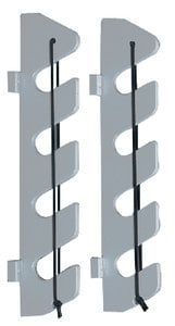 Teak Isle - 4 Rod Holder w/Bungee & Bracket White - 25708