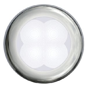 Hella - 4 LED Round White/SS Bezel 12V - 980500021