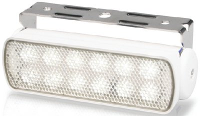 Hella - Sea Hawk 9-33V DC White Light LED Deck Lamp, Spot - 980670211