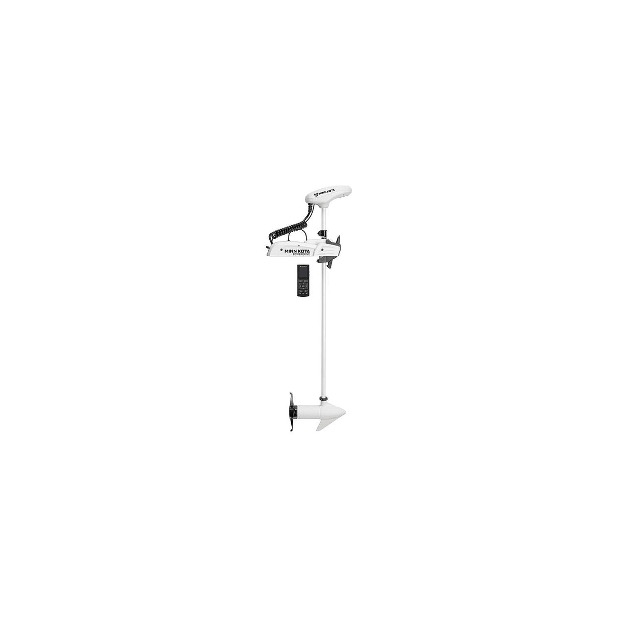 Minn Kota | Riptide PowerDrive Saltwater Trolling Motor | 55 lb | 54" Shaft | Wireless Remote | White | 1363576