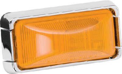 Wesbar - Side Marker Light Kit With Chrome Housing - Amber - 203294