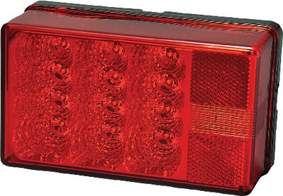 Wesbar - 7-Function Right Curbside Over 80" LED Waterproof Trailer Tail Light - 271584