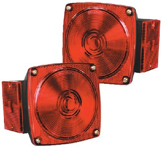 Wesbar - 7-Function #80 Series Under 80 inch Tail Lights - Left/Roadside - 2823283