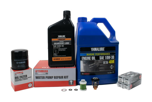 Yamaha F115 300 Hour Service Maintenance Kit - Yamalube 10W-30 - 2006-2014 ( See Models )