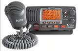 Cobra Electronics - Cobra MR F77 Fixed Mount Class D VHF Radio With Built-In GPS Receiver (Includes Flush Mount and Fixed Mount Kits) - MRF77BGPS