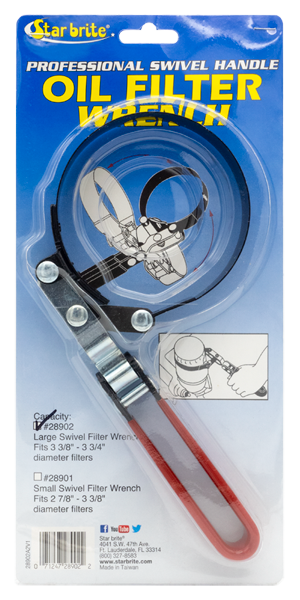 Starbrite - Oil Filter Wrench - 3-1/2" x 3-7/8" - 28902