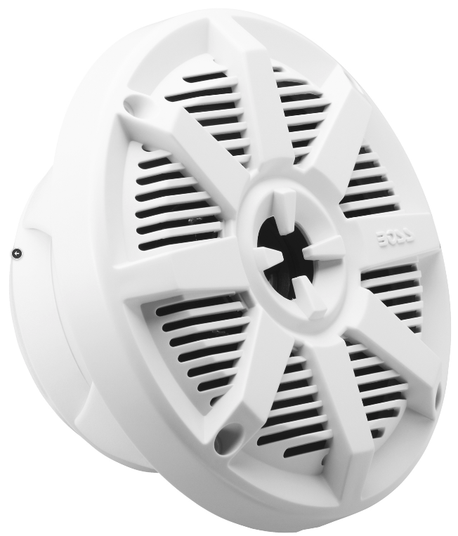 Boss Audio - MR52W 5.25" 2-Way 150W Marine Full Range Speaker - White - Pair - MR52W