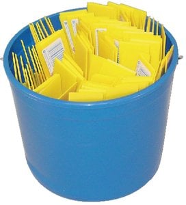 Hyde Tools - Pail Of Plastic Putty Knives - S49713