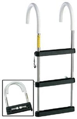 Garelick - EEz-In Telescoping Stainless Steel Gunwale Hook Ladder - 06131