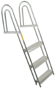 Garelick - EEz-In Anodized Aluminum 5 Step Dock/Raft Ladder - Fixed Model - 15350