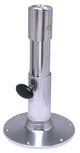 Garelick - EEz-in Adjustable Height Standard Friction Lock 2.875" Seat Base, Ribbed Stanchion, Satin Anodized Finish - 75535