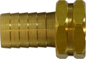 Midland Metals - Female Garden Hose Swivel Adapter - Brass - 1/2" x 3/4" - 30032