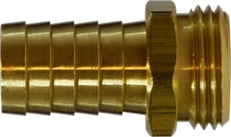 Midland Metals - Male Garden Hose Adapter - Brass - 5/8 X 3/4 - 30041