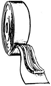 Permatite - RAILROAD TRACK TAPE 30' GREY,EXTRUDED BUTYL TAPES - DS517030