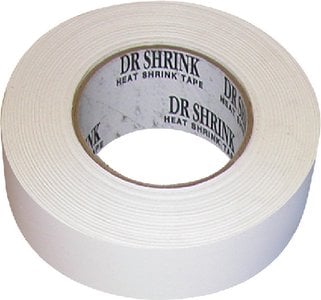 Shrinkwrap - White Preservation Tape 2" x 36 yds. - P2W
