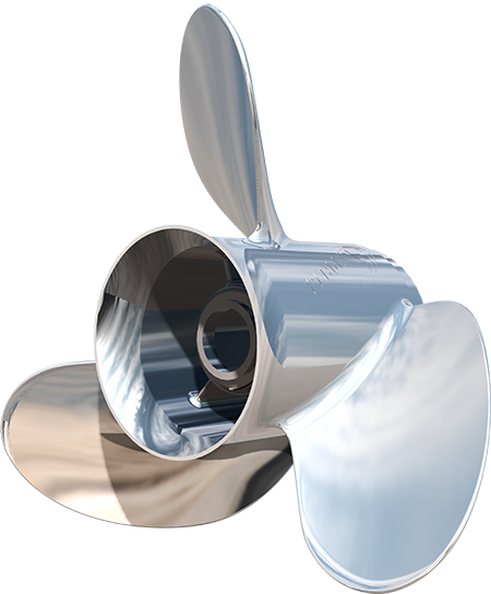 Turning Point - Express Mach3 Stainless Steel Propeller - Left Hand - 3-Blade - 14-25" x 21 LH - 31502122