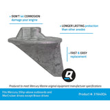 Mercury - W ANODE TRIM TABO/B & MC MZ - 31640Q4