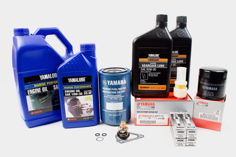 Yamaha F150 300 Hour Service Maintenance Kit - Yamalube 10W-30 - 2004-2005