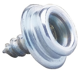 Taylor Made - Snap Fastener - Male End - Woodscrew - 100 Pack - 100402